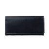 British Green 2021 Men's Long Wallet Bridle Leather Wallet, navy