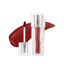 TIRTIR Waterism Glow Tint Mini 1.8 g – Tinte Labial Gloss Hidratante con Brillo tipo Lip Oil, Acabado No Pegajoso – Tono 07 Cassis Plum – Labial Coreano para Maquillaje Diario