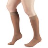 Truform Sheer Compression Stockings, 8-15 mmHg, Women's Knee High Length,