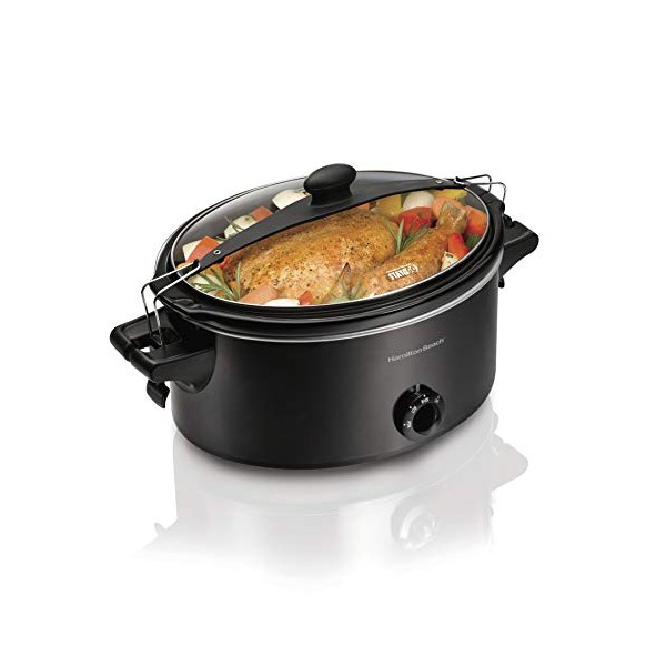 Hamilton Beach Stay or Go Portable 6-Quart Slow Cooker with