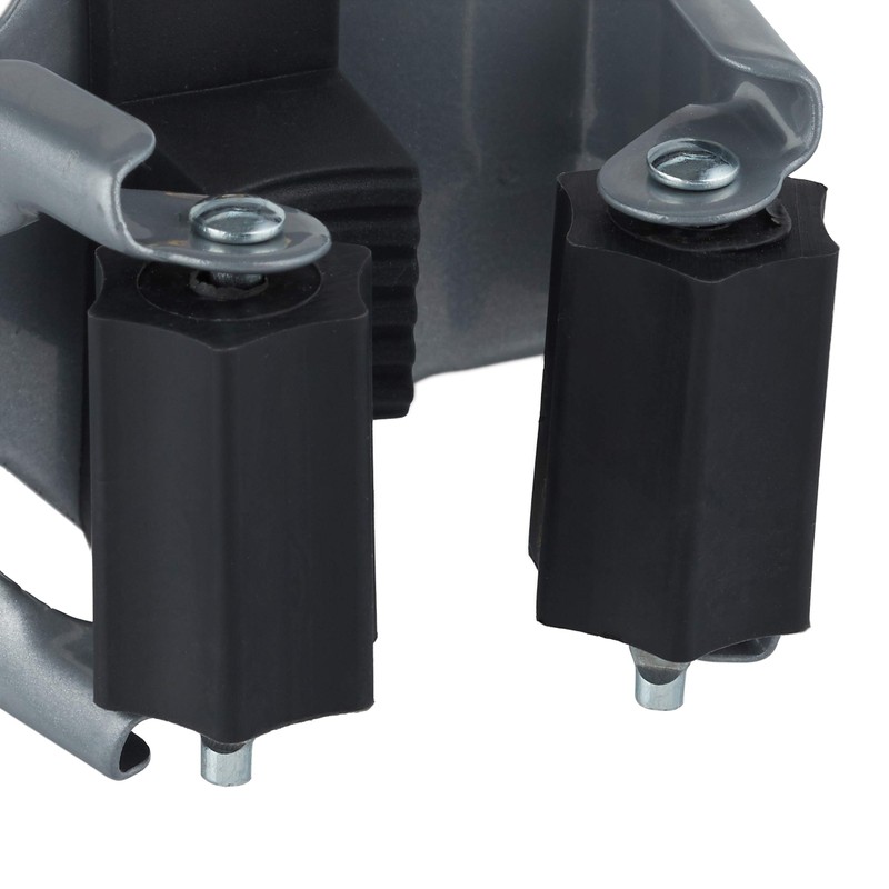Relaxdays 20 x Tool Holder Rubber Roller Clamp Universal Broom