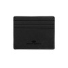 Philip Watch Men's Leather Card Holder, Black, Card Holder Collection