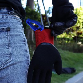 Glove Clips for Work - Safety Mitten Carabiner Grabber | Hangable High Load Bearing Glove Carabiner Clips for Camping, Firefighter, Construction