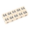30PCS 6 Sided Number Dice 15.5mm Multiple Of 2 Number