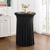 iEventStar 24 inches 24" Highboy Cocktail Round Stretch Spandex Table