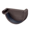 INEFA Gutter End Piece Semicircular, PVC NW100 / 100 mm,