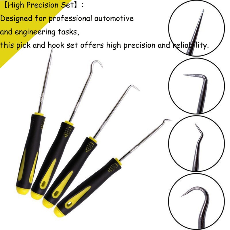 Amazleer 8Pcs Precision Pick and Hook Set, Pick Set, Tool