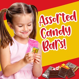 Hershey Miniatures Chocolate Assortment, 2 Lbs, Bulk Individually Wrapped Miniatures Chocolate Candy, Milk Chocolate Candy Variety Pack, Includes Milk Chocolate, Special Dark, Appx 100 Pieces