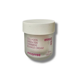 Innisfree Collagen Green Tea Ceramide Elasticity Barrier Cream 50ml / 이니스프리 콜라겐 그린티 세라마이드 탄력장벽 크림 50ml