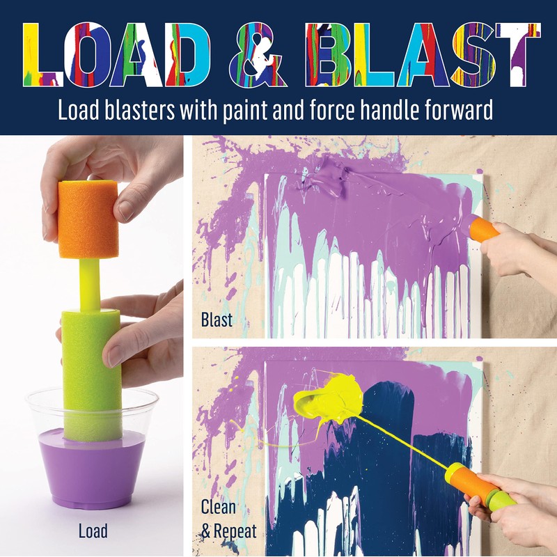 FolkArt Drizzle, Easy to Use Foam Blasters Perfect for DIY
