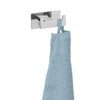 WENKO Turbo-Loc Duo Genova Shine Wall Hook, Decorative Double Bathroom