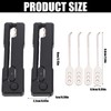 2PCS Lock Picking Kit, Portable Lock Pick Set with Gravity