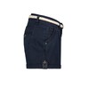 Eight2Nine Women's Chino Shorts with Braided Belt, dark blue
