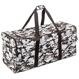 Jetstream Heavy Duty Multi Pocket Large Sports Gym Equipment 3-Pocket Travel Duffel Bag (36 Inch, Camo)