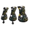 3PCS Golf Head Cover for Fairway Woods Driver Hybrids PU