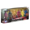 Bandai Collectible Power Rangers Team 6-Piece Set With Exclusive Metallic