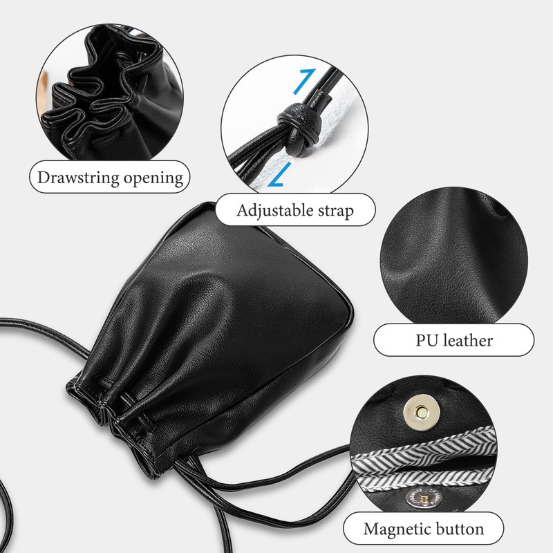 Energather Women's Cross-Body Bags, PU Leather Mini Crossbody Bags Small