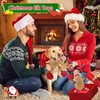 Motsamla Christmas Dog Toys, Plush Squeaky Dog Toy with Crinkle