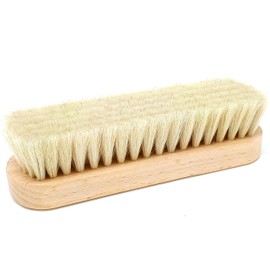 DELARA Goat Hair Brush, Polishing Brush Made of White, Soft, Dense Goat Hair for Particularly Gentle Polishing and Perfect High Gloss - Made in Germany