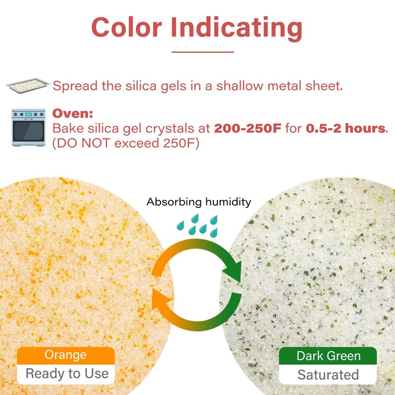 LotFancy LotFancy Silica Gel Flower Drying, 10 LBS Color Indicating