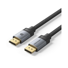 VENTION DP 2.1 Cable, 16K@60Hz, 8K@240Hz, 4K@360Hz, 54Gbps High-Speed Bandwidth, Multi-Shielding Anti-Interference, Dynamic HDR, Compatible with Gaming Monitor 5090, AMD 7900XTX