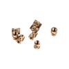 GIVIHGETI M2 Threaded Inserts Set, Press-in Nuts Brass Threaded Bushing,