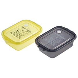 Skater FCN2WAG-A Sealing Container, Storage Container, Side Dish Container, 16.9 fl oz (500 ml), Antibacterial, Made in Japan, 2P, Snoopy Goodness, 75th