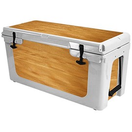 MightySkins (Cooler Not Included) Skin Compatible with RTIC 65 Cooler (2017 Model) - Birch Grain | Protective, Durable, and Unique Vinyl Decal wrap Cover | Easy to Apply | Made in The USA