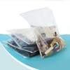 Zip Bag Large, transparent, Sock pocket