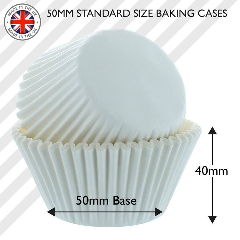 Culpitt Select Yellow Baking Cases, Greaseproof Paper Baking Cups, 50mm