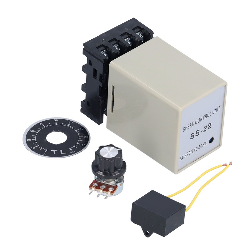 BERM AC Motor Speed Controller Regulator Split 1 Phase 6W‑200W