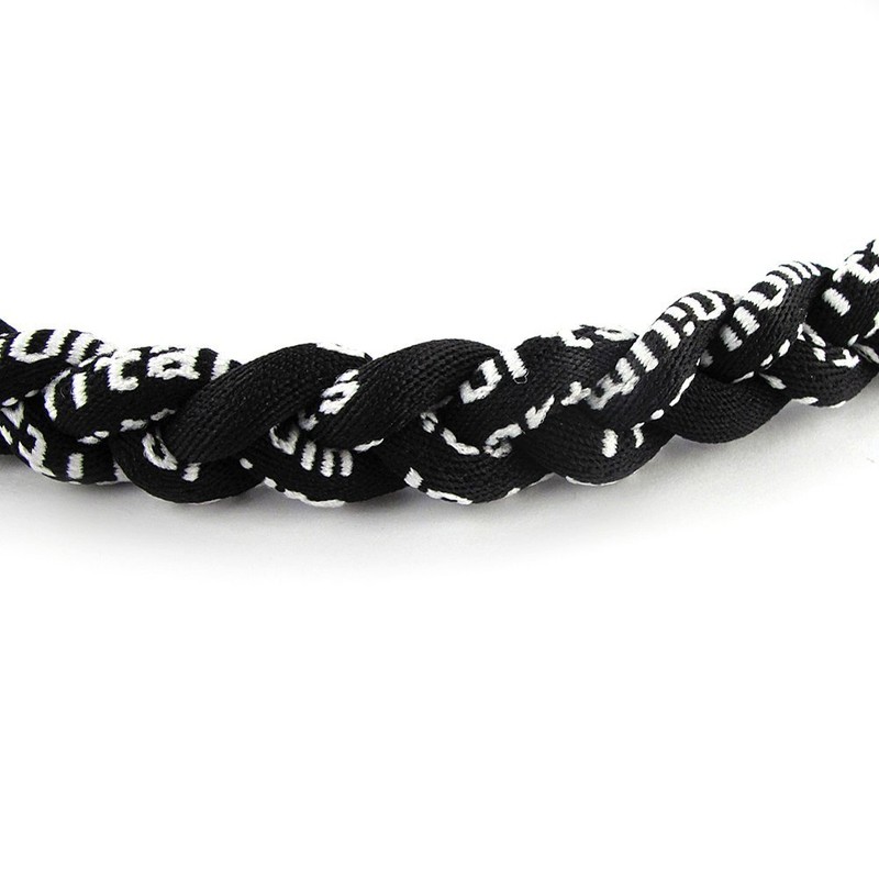 MapofBeauty 18" One Colors Fashion Three Braided Rope Tornado Necklace