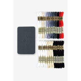 DMC - Mouliné Special Metal Box with 24 Strands, 100% Cotton, Made in France