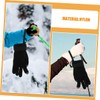 Outanaya 6pcs Ski Gloves Straps Elastic Wrist Leash for Lost