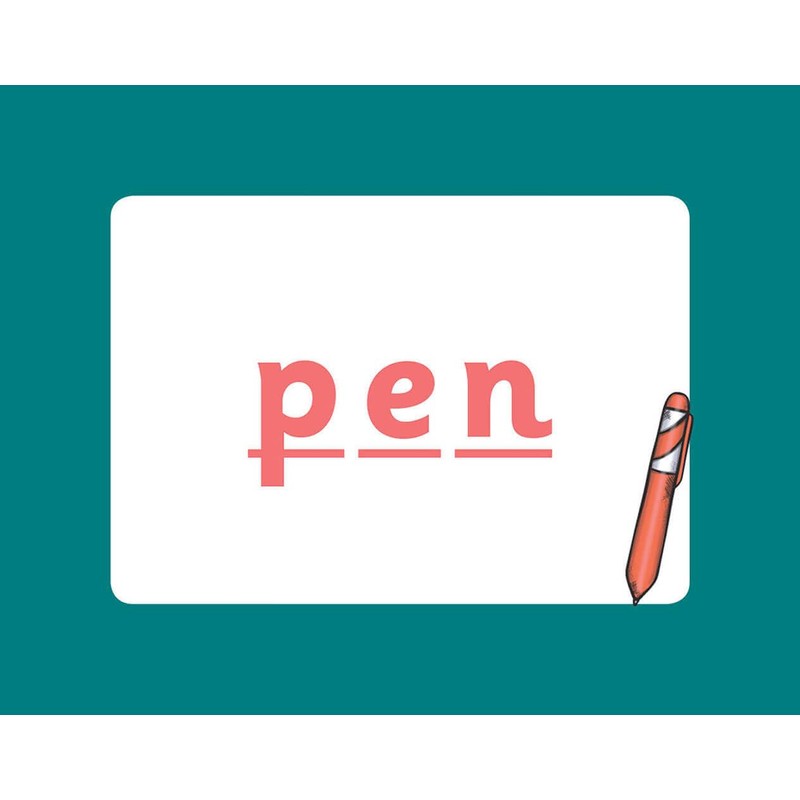 First Words Phonics Flashcards for Ages 3-5 (CGP Reception Activity