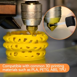 WANJAO 3D Printer Nozzle Protection Coating, 3D Printer Nozzle Cleaner High Temperature, Non-Stick Layer Avoid Nozzle Buildup for Most Printers