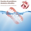 4 Pairs Dentures Cosmetic Smile Dentures Instant Scettar Plating Teeth