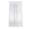 Homey Plastic Industrial Medium Paper Towel Case, White, Reinforced Body