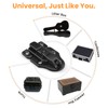 UBANU Toggle Hasp Latches Hardware with Hardening Screws, 4 Pack