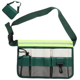 ABOOFAN Adjustable Gardening Tool Belt for Men Reflective Utility Waist Bag for Gardeners Hairdressers and Stylists