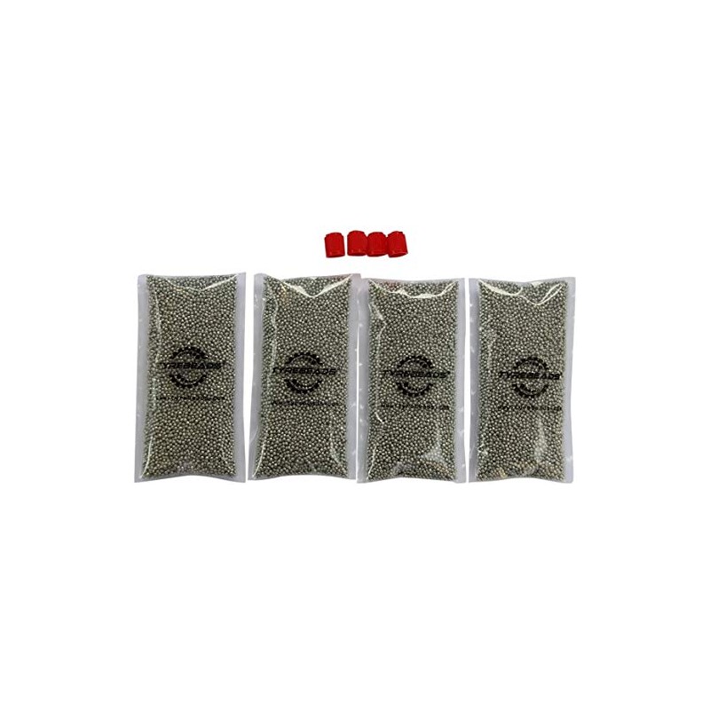 Stainless Steel Tire Balancing Beads - 4 bags of 12