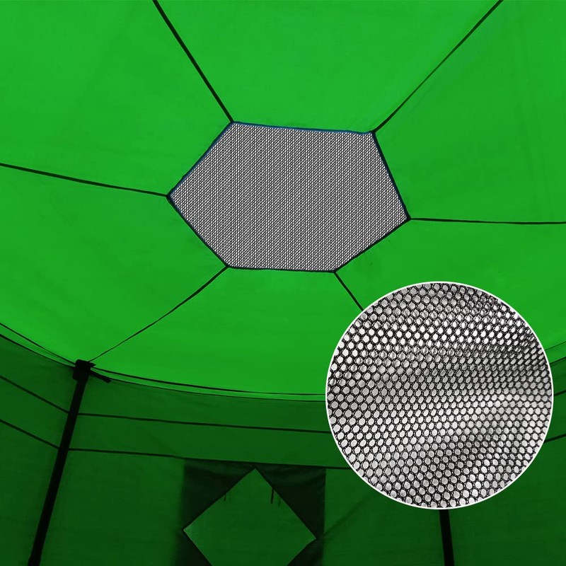 Jump Tastic Trampoline Tent with 2 Pack 32.8ft Ball String