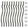 HZIU 51 Pack Deck Balusters 29.5 Inches Metal Deck Spindles