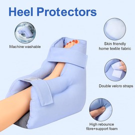 YJGH Heel Cushion Protector Pillow to Relieve Pressure from Sores and Ulcers, Foot Pillow, Adjustable in Size