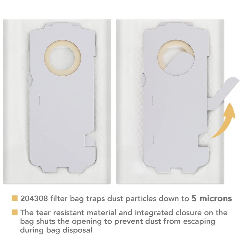 Filter Bag Dust Bags Replacement Compatible with Festool CT MINI