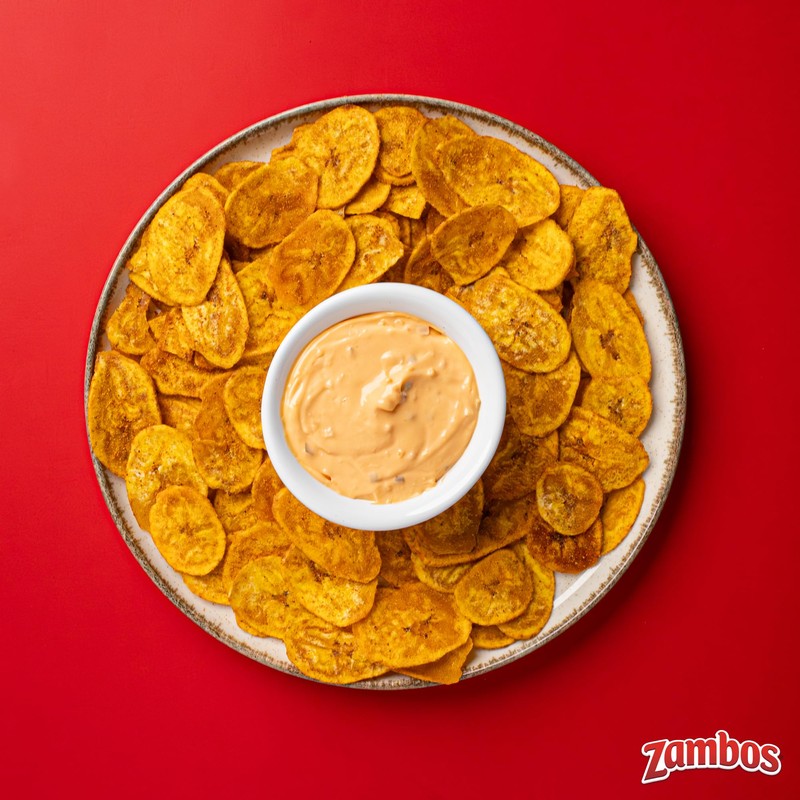 Zambos Plantain Chips with Tajín Seasoning, 2.29 oz (Pack of