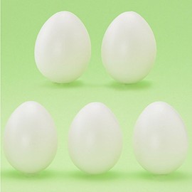 [Kyo no Miyabi] Painting Eggs Set of 5 for Easter Eggs Decorations and Egg Dolls, Size: Medium