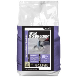 Akona Instant Anchoring Cement - Quick Setting Powder, Set Railings, Bolts, Poles, Fixtures, and More, High-Strength, Just Add Water (10 Pound, 1)