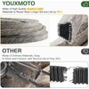 Youxmoto 1/2" x 78" Lawn Mower Drive Belt Made with
