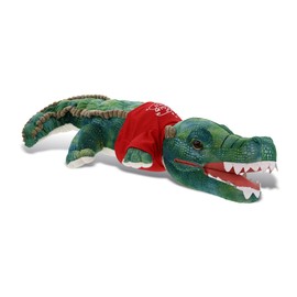 DolliBu I Love You Valentine Plush Green Alligator - Cute Stuffed Animal with Red Shirt and Name Personalization Gift for Valentines Day, Birthday, Anniversary - 24 Inches